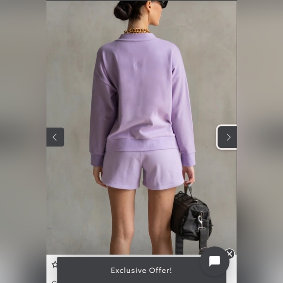 Care Tucker Lavender Cardigan Size Small - Picture 3 of 8